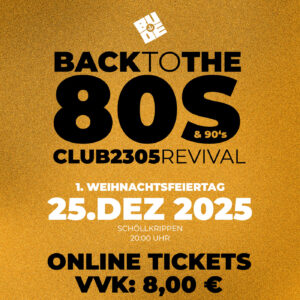 Back to the 80's and 90's